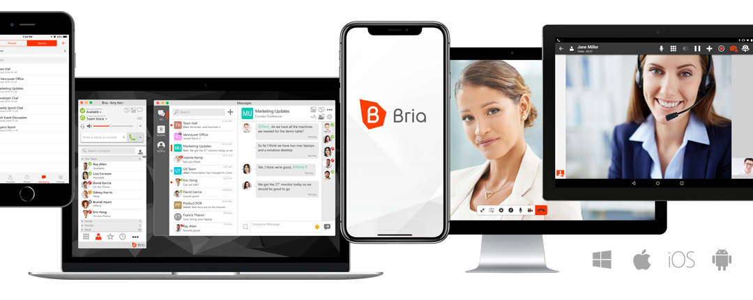 Bel zakelijk vanaf elke locatie met de Bria Softphone App!